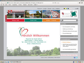 Website der Stadt Vellmar